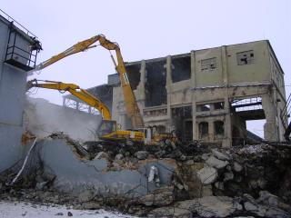 Demolácia Elektro-odlučovačov SCBB