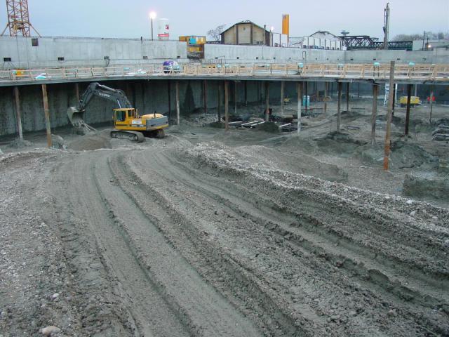 Triedenie kameniva - Eurovea Bratislava
