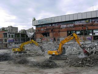 Demolácia objektov Kúpele Centrál Bratislava