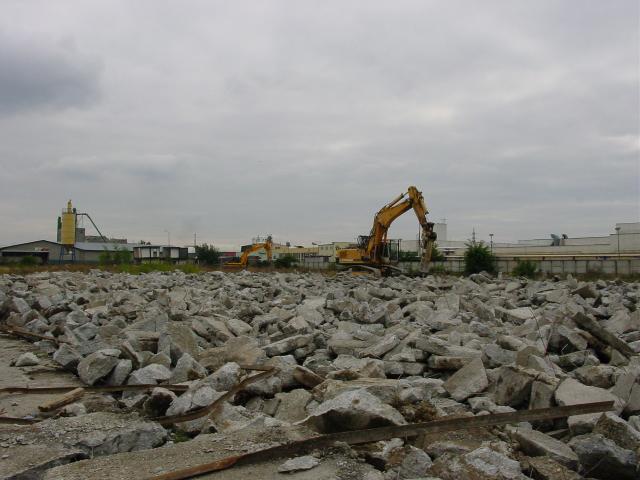 Demolácia a recyklácia betónových plôch - Žabí Majer Bratislava