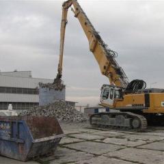 Obrázok KOMIN-VW_2009-11-27-10h31m36.jpg z galérie - Demolácia komína starej lakovne - VW Bratislava