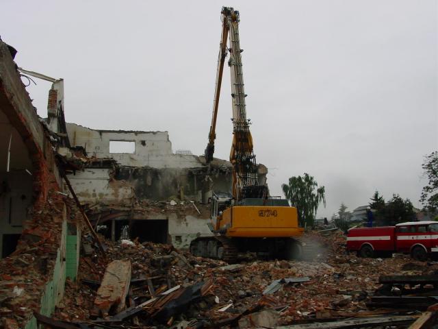 Demolácia objektu Pivovaru - Nitra